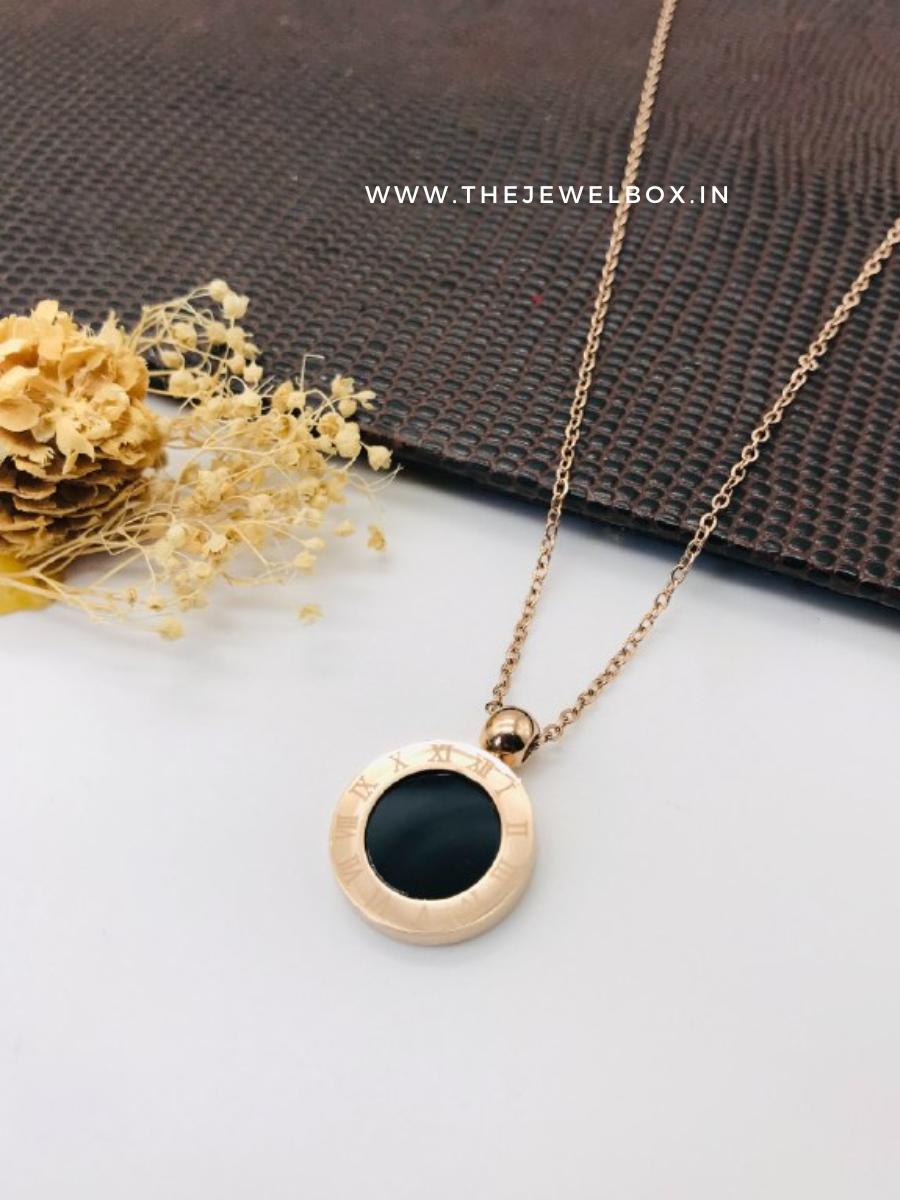 Rose gold 2025 black jewelry