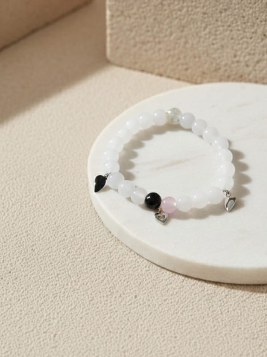 White Beaded Bracelet - TheJewelbox