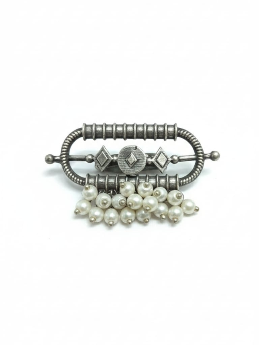 Designer silver plated pearl jewelry