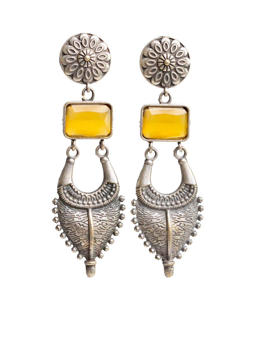 Large statement festival wear earrings