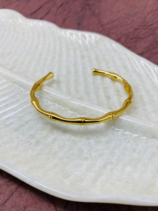 Buy Stylish Women's Golden Cuff Bracelet - TheJewelbox