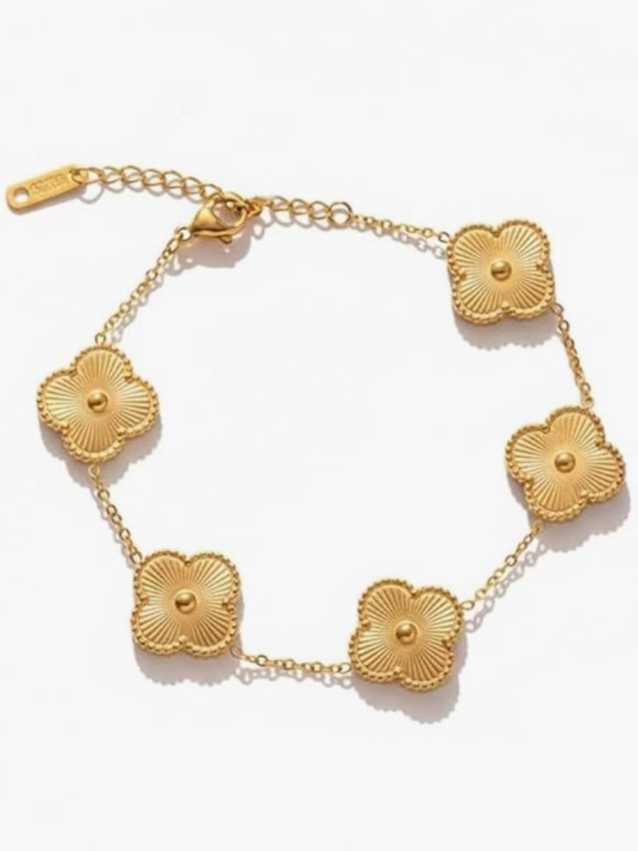 Clover Charm Loose Chain Anti Tarnish Waterproof Bracelet