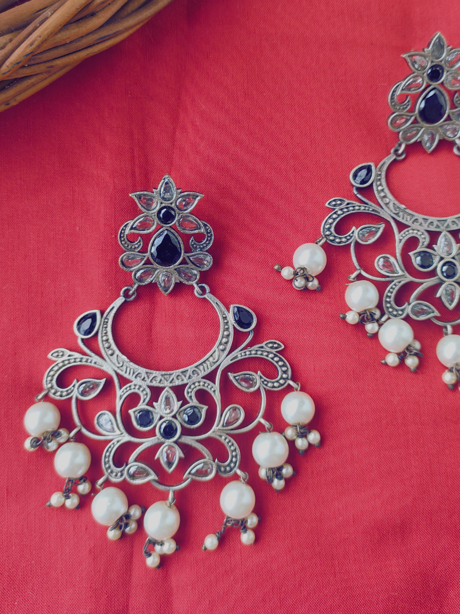 Buy black 2025 earrings online