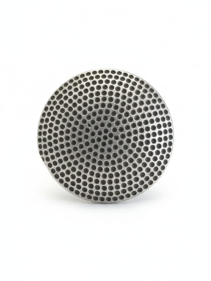 Modern ethnic honeycomb pattern ring