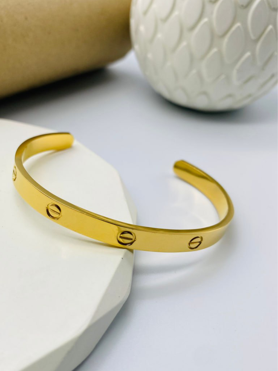 Buy Designer Gold Plated Elephant Kada Bracelet For Women | Gehna Shop