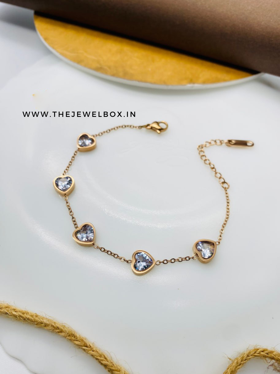 Buy Exclusive LOVE LOCK Collection Sterling Silver link Bracelet For Women  & Girls (RoseGold) Online at Low Prices in India - Paytmmall.com