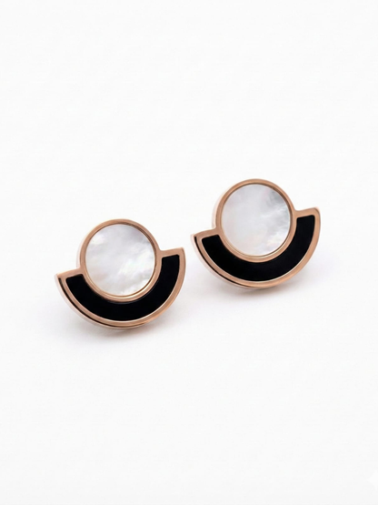 Minimalist rose gold fashion jewelry