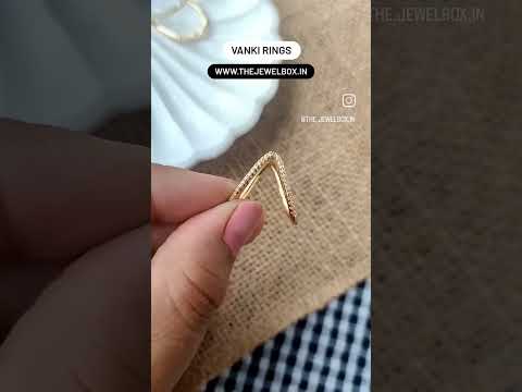 Adjustable Vanki Rose Gold Diamond Ring